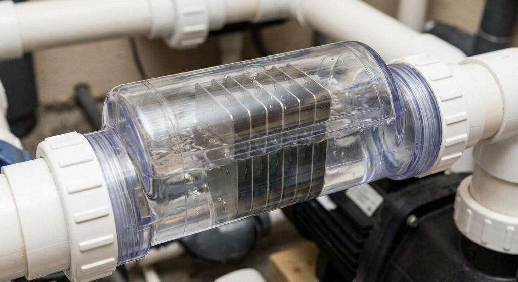 cellule d'électrolyseur piscine