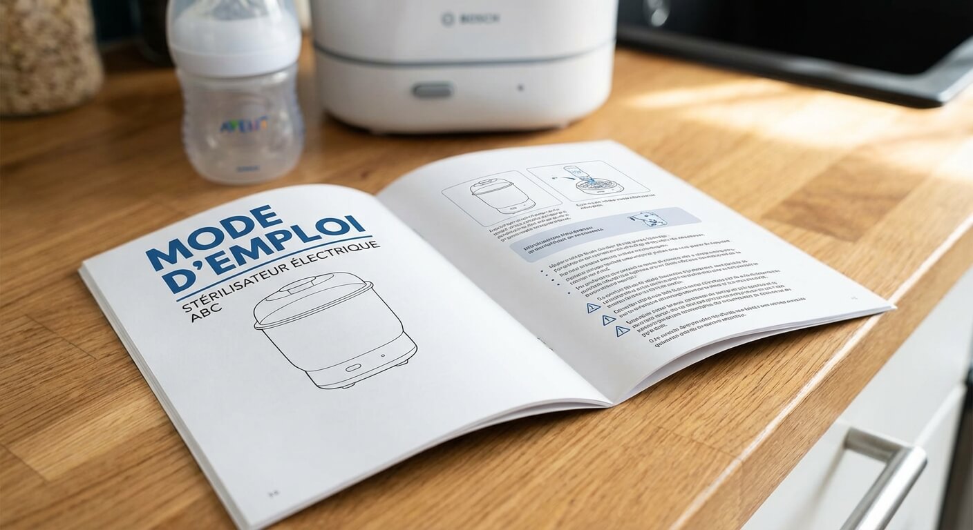 Mode d'emploi stérilisateur électrique ABC