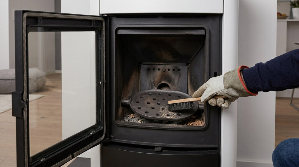 Problème de grille basculante sur poêle Rika Domo : causes et solutions 3